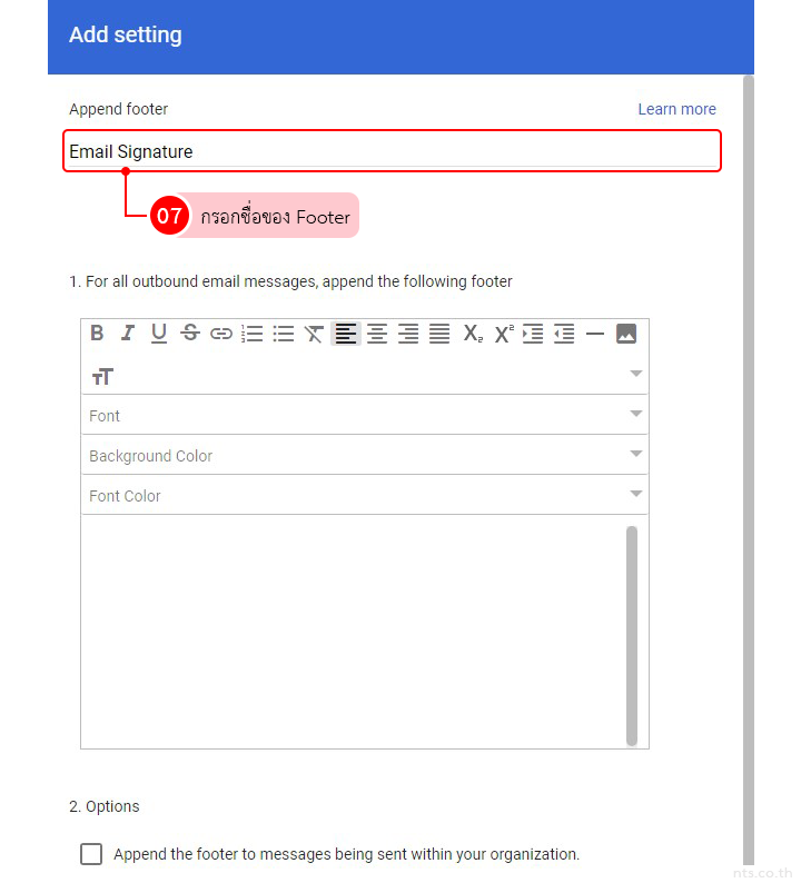 How to create a Google Workspace email signature