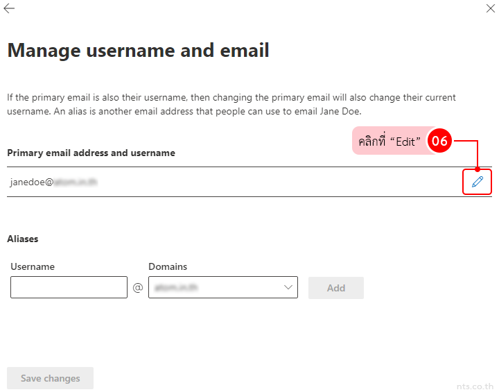 How to change a username in Microsoft 365 Admin center