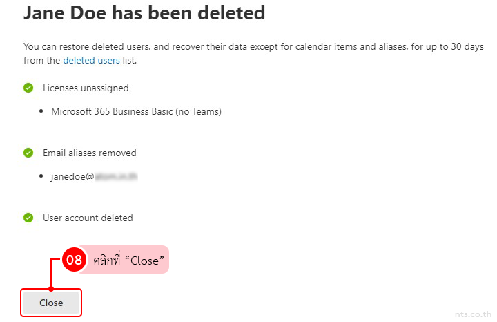 How to Remove User in Microsoft 365 Admin Center