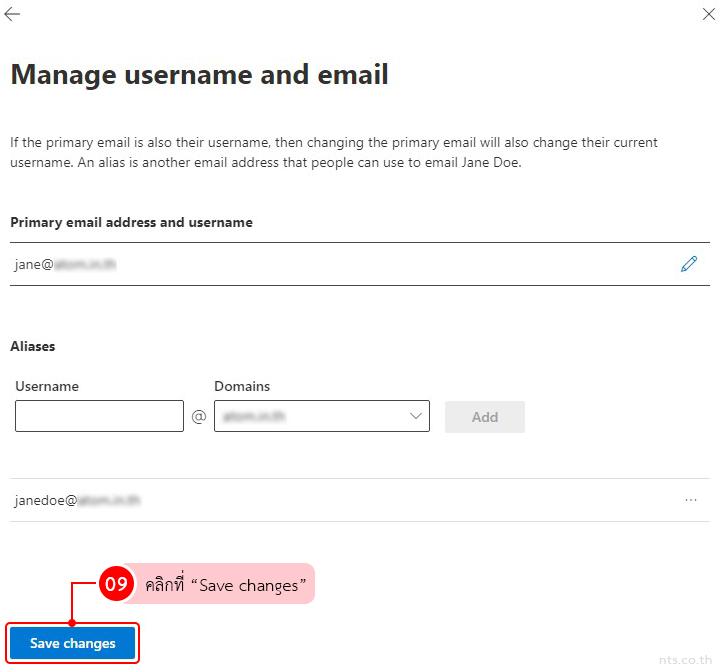 How to change a username in Microsoft 365 Admin center