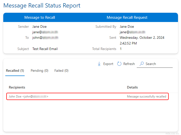 How to Recall an Email on Microsoft 365