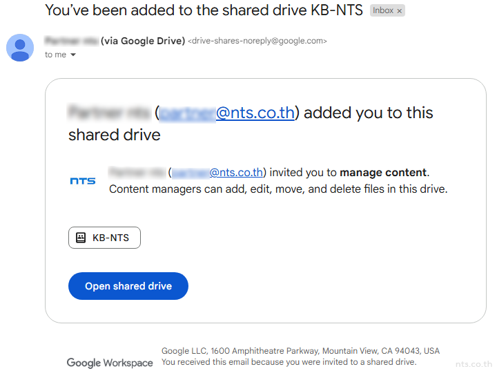 How to Add members to a shared drive