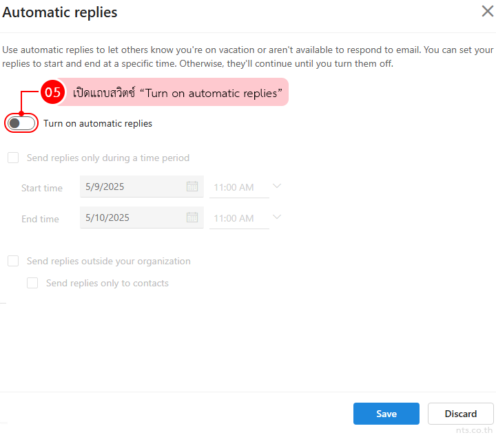 How to Set Up Automatic Replies in Outlook Web