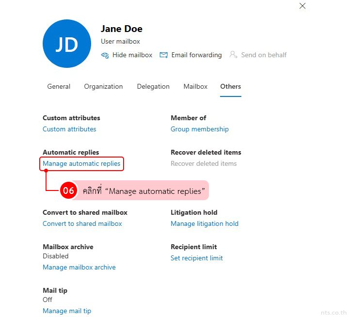 How to Set Automatic Replies for Users via Exchange Admin Center