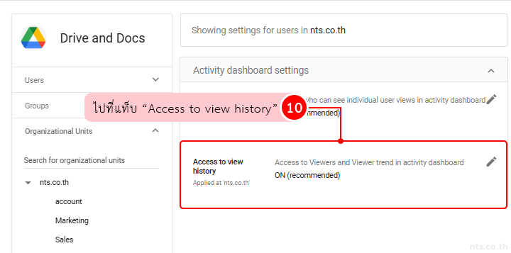 Configuring Activity Dashboard in Google Admin Console