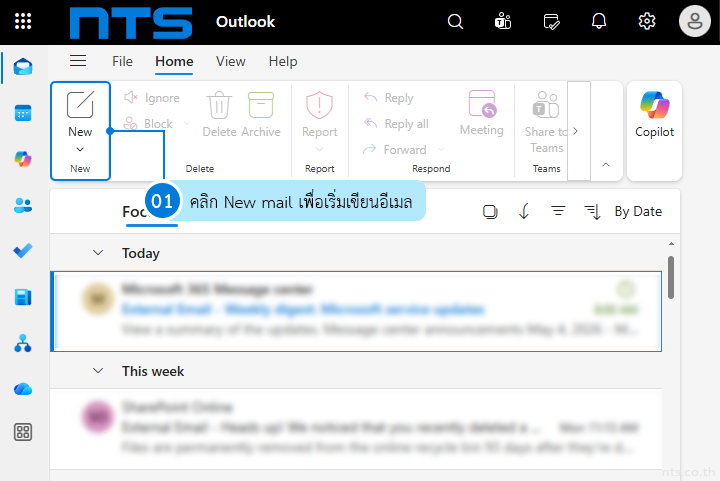How to Create template on Outlook for web