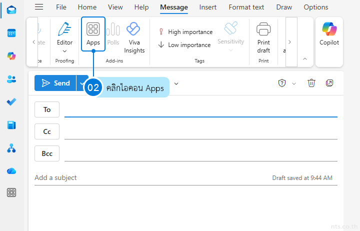 How to Create template on Outlook for web