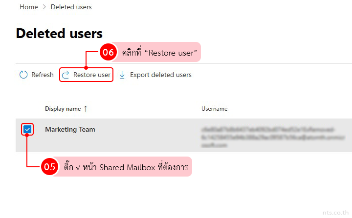 How to Restore a Deleted Shared Mailbox in Microsoft 365 Admin Center