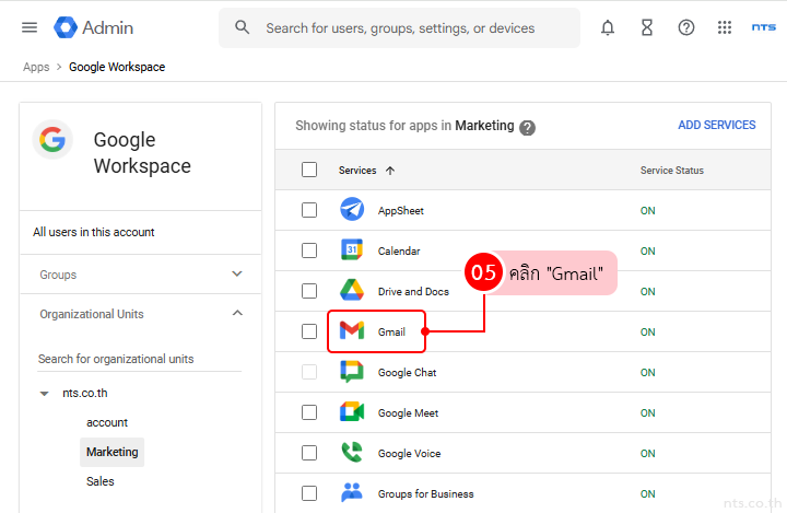 Set up Auto forward via Google Admin Console