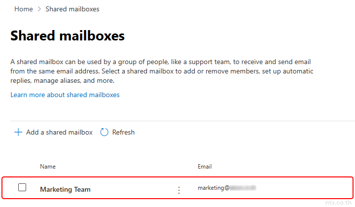 How to change username restored shared mailbox in microsoft 365 admin center