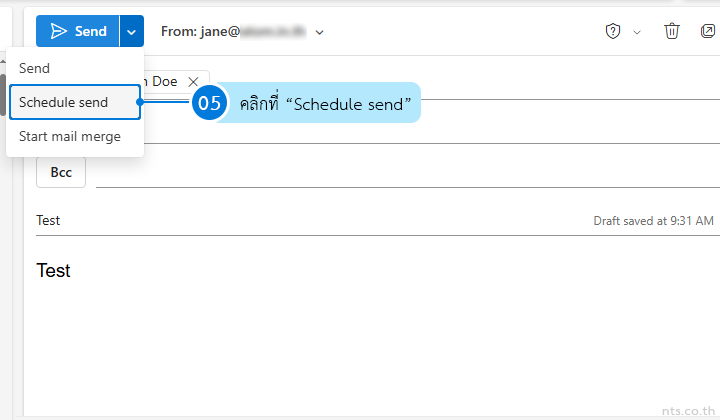 How to Schedule Emails in Advance in Outlook on the Web