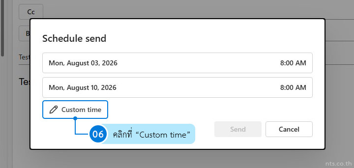 How to Schedule Emails in Advance in Outlook on the Web