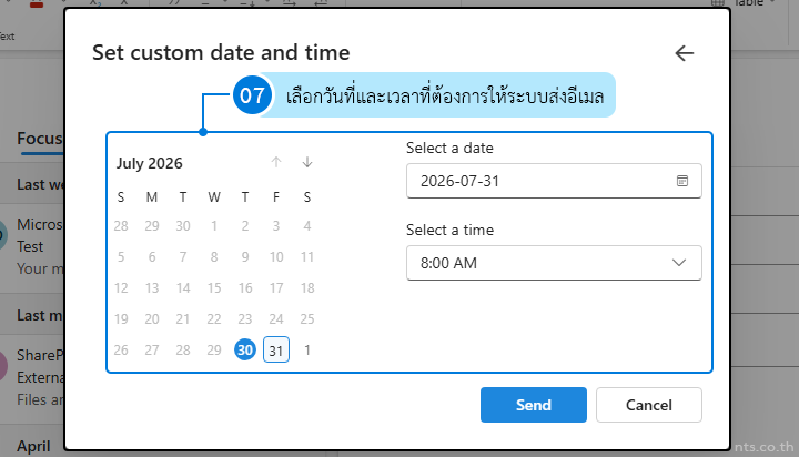 How to Schedule Emails in Advance in Outlook on the Web