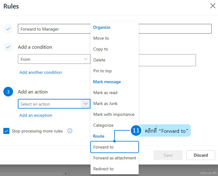 How to Forward Emails Automatically in Outlook on the Web