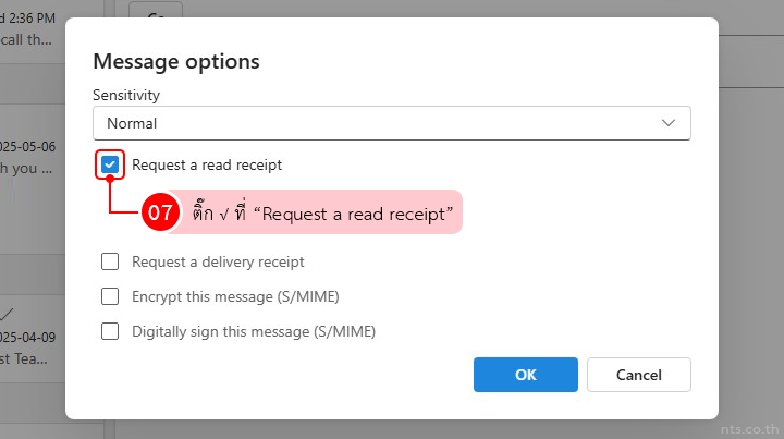 How to Request Read Receipt in Outlook on the Web