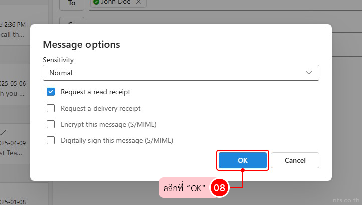 How to Request Read Receipt in Outlook on the Web