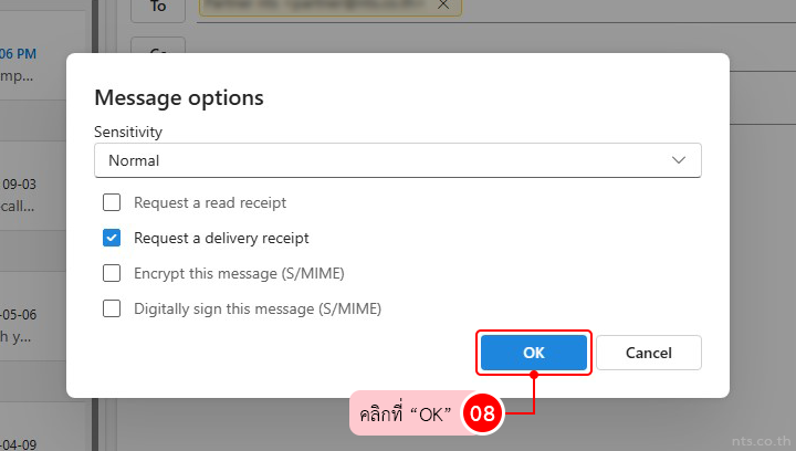 How to Request a Delivery Receipt in Outlook Web