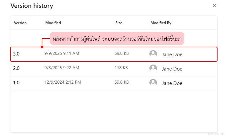 How to View Version History on OneDrive Web