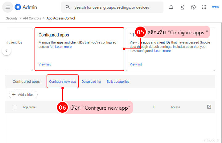 Set permissions third party apps google workspace