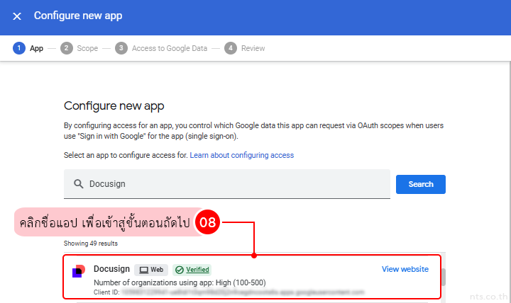 Set permissions third party apps google workspace
