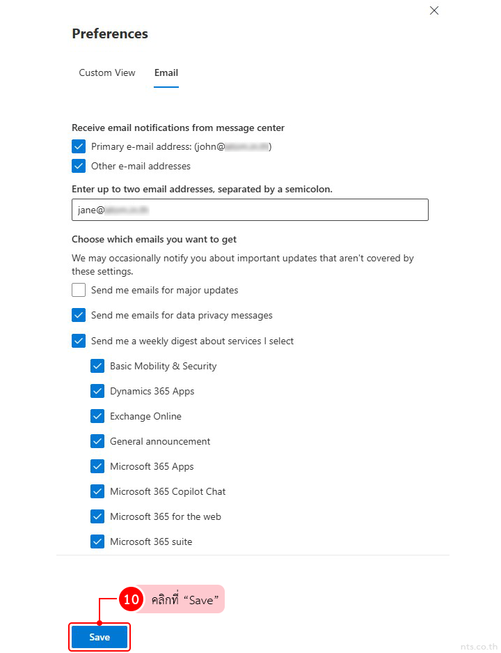 How to Get Microsoft 365 Feature Update Emails from Admin Center
