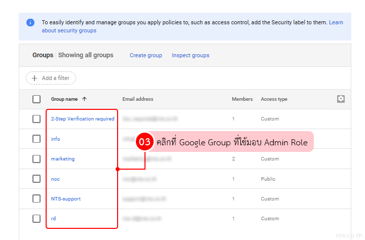 How to unassign admin role google group