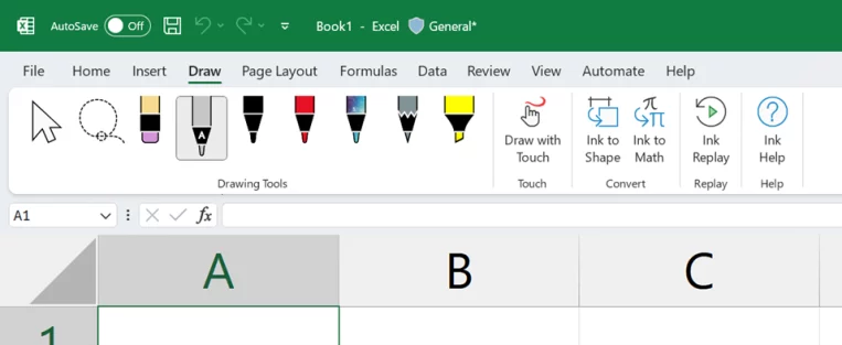 Ink to Text Pen now available in Excel for Windows