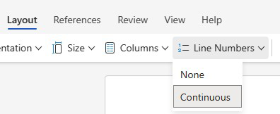 New formatting options in Word for the web