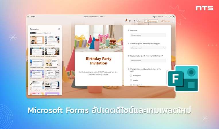 Experience the revamped Forms with your Microsoft account