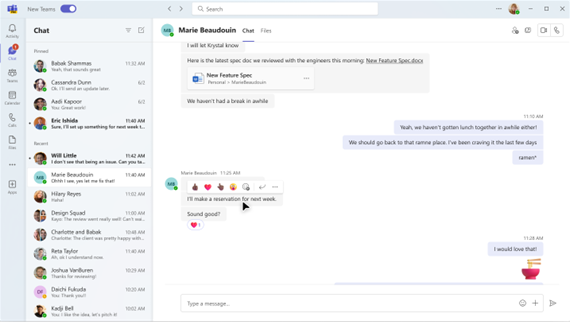 New skin tone settings in Microsoft Teams