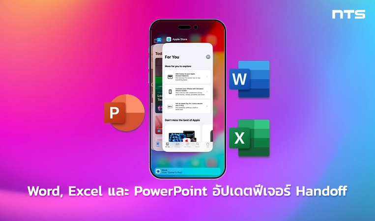 Seamlessly switch between your Apple devices with Handoff support for Word, Excel, and PowerPoint