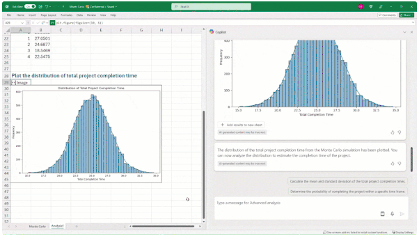 Microsoft Excel with Copilot and Python