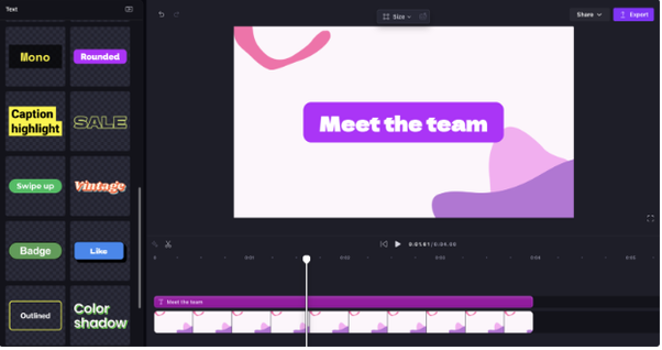 New content and creative tools in Clipchamp