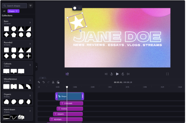 New content and creative tools in Clipchamp