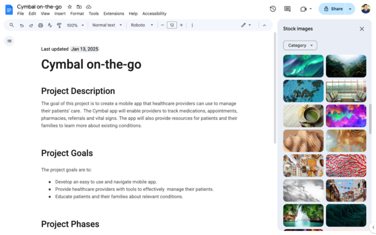 Improving cover images in Google Docs