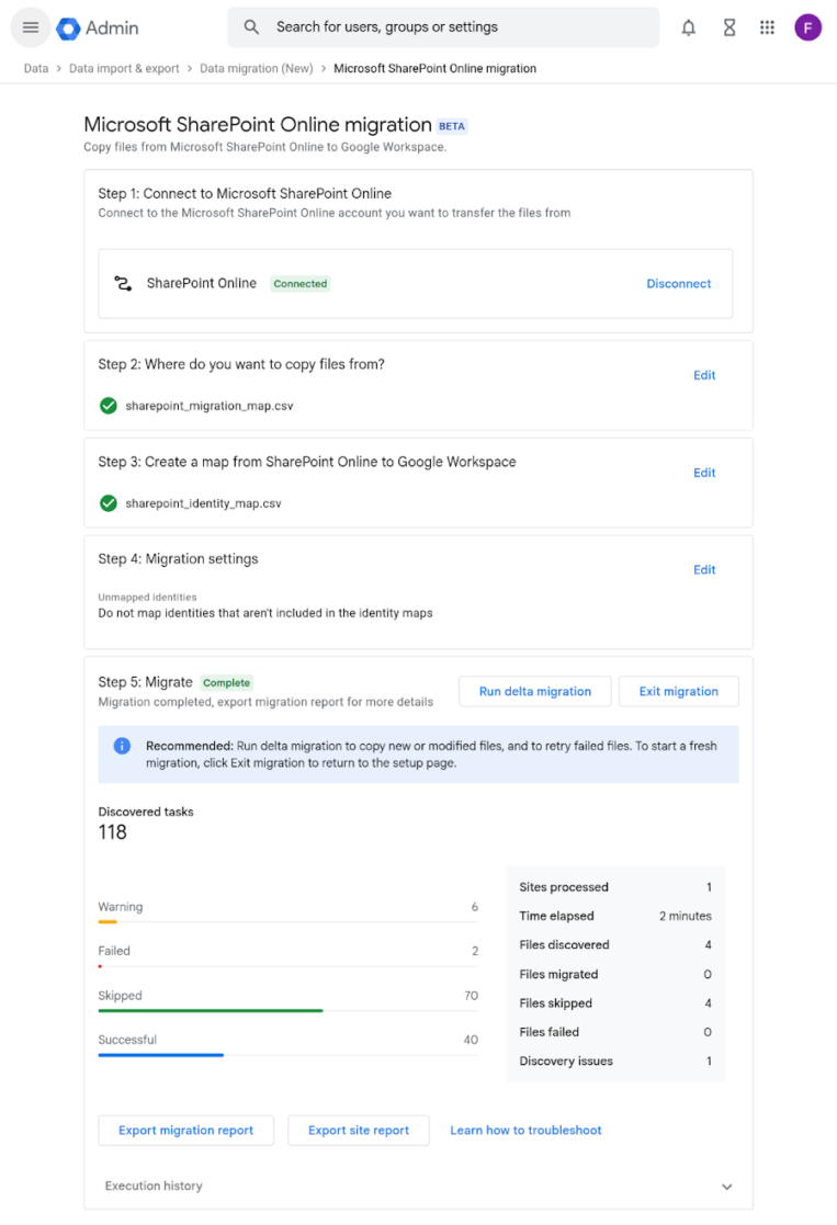 SharePoint to Google Drive Migration Now in Beta
