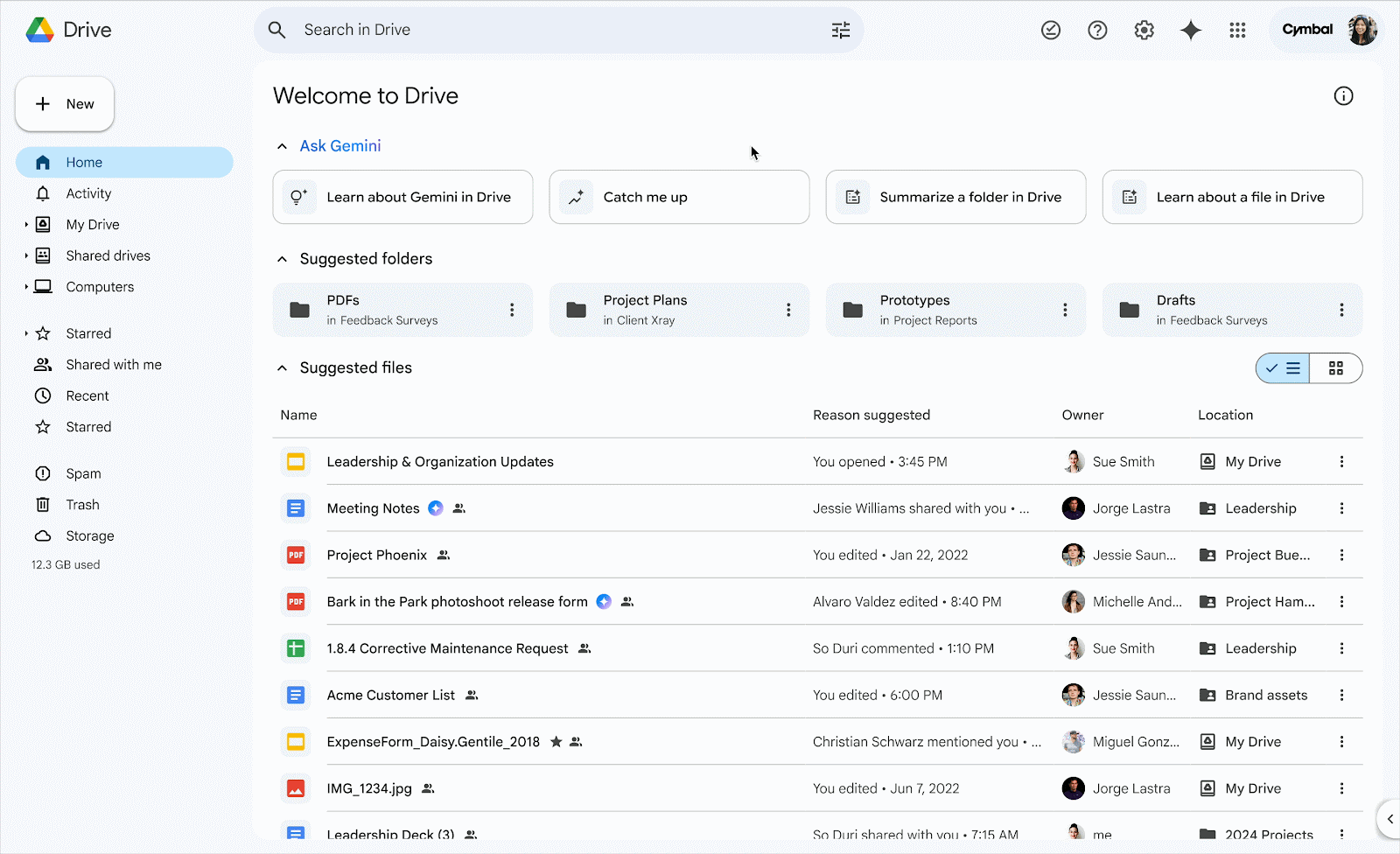 Stay up to date on the latest changes to your files in Drive using “Catch me up”
