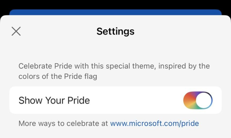 Show your Pride in Microsoft 365 for Mac and iOS