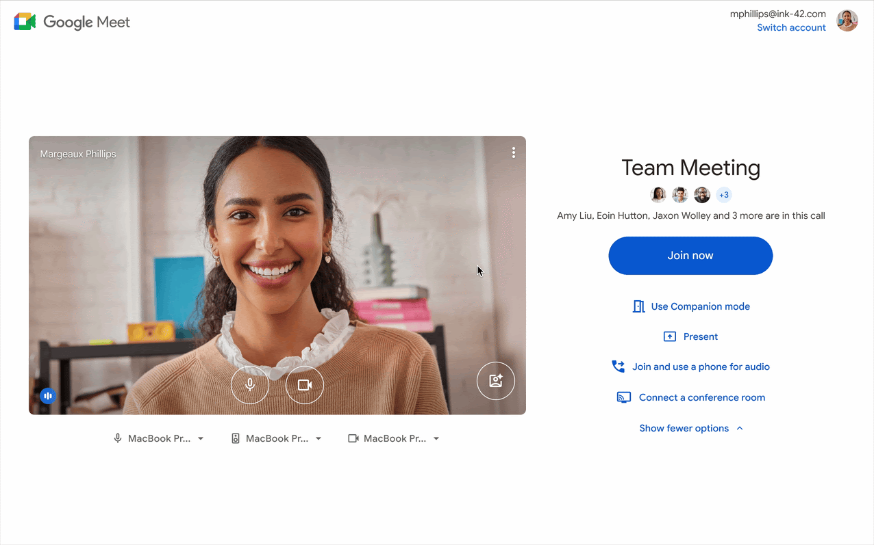 Automatic Room Check-in in Google Meet with Proximity Detection
