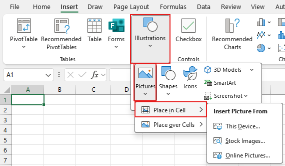 Analyze images with Python in Excel