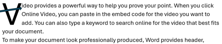 More logical navigation through Word documents for screen readers