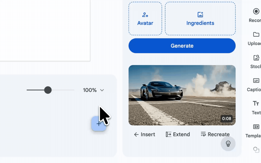 Create longer Veo videos and generate multiple at once in Google Vids