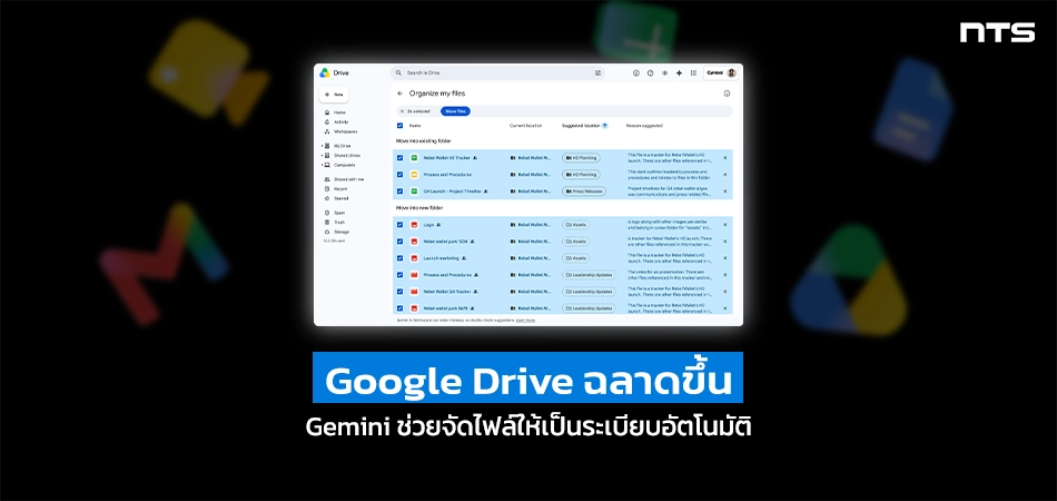 Organize My Files in Drive now generally available