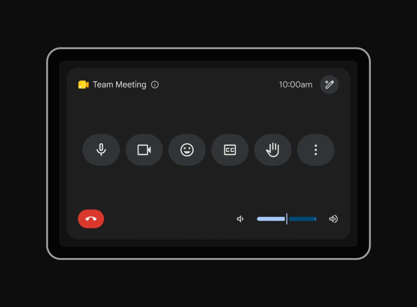 Control “Take notes for me” directly from Google Meet hardware touch controllers