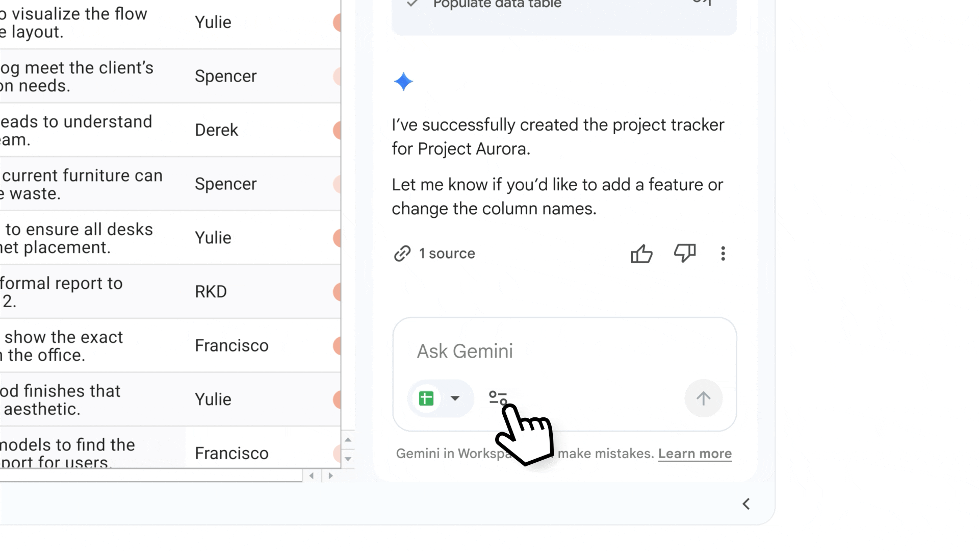 Use Sheets canvas to visualize data in custom, interactive mini-apps
