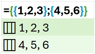 Put multiple values in one cell with lists and arrays in Excel