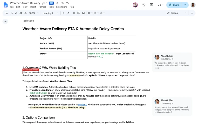 Preview, edit and collaborate on Markdown (.md) files natively across Drive and Docs