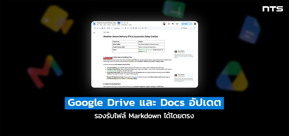 Preview, edit and collaborate on Markdown (.md) files natively across Drive and Docs